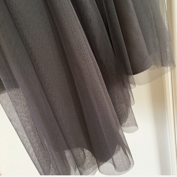 Amsale One-Shoulder Draped Tulle Mermaid Gown 4 - Picture 5 of 15